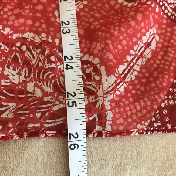 BCBGMaxazria Hi/Low V-Neck Blouse - Size XS - Picture 9 of 10